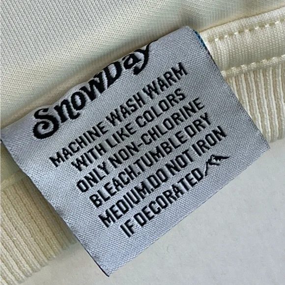 SnowDay Men’s Club Vintage House Tee in Cream Size: XXL NWT - Picture 9 of 12